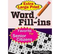 Rays Publishers Jaja Media Extra Large Print WORD FILL-ins: Volume 1 (Tascabile)