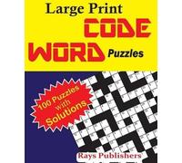 Rays Publishers Large Print Codeword Puzzles (Tascabile)