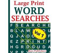 Rays Publishers Large Print Word Searches Vol 1 (Tascabile)
