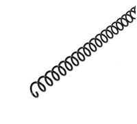 RAYSON Bobine per Rilegatura a Spirale, 40 Fogli, 3:1, Nera | Compatibile con rilegatrici a 34 anelli. Spirali in plastica robuste per report e presentazioni che si aprono piatti