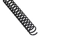 RAYSON Bobine per Rilegatura a Spirale, 60 Fogli, 3:1, Nera | Compatibile con rilegatrici a 34 anelli. Spirali in plastica robuste per report e presentazioni che si aprono piatti