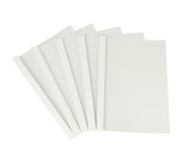 RAYSON Copertine per Rilegatrice Termica, 70 Fogli, 8mm, A4, Bianco, Pezzi 25