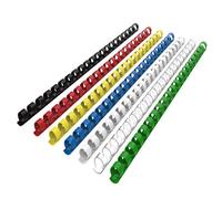 RAYSON Spirali per Rilegatura, 7 Colori, 55 Fogli, 21 Anelli, 10 mm, A4, Confezione Pezzi 100