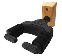 Rayzm Gancio da Muro per Chitarra Autobloccante, Supporto per Chitarra con Blocco Automatico della Gravità, Robusto Supporto per Gancio per Staffa per Strumenti per Chitarre, Mandolino,Base in Legno