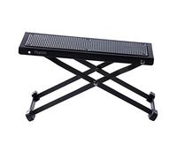 Rayzm poggiapiede per chitarra con pad in gomma antiscivolo, poggiapiede pieghevole per chitarra in metallo per chitarra classica/acustica/elettrica, regolabile in altezza, super robusto.