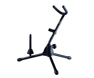 Rayzm Supporto per sassofono alto/tenore con supporto per flauto/clarinetto staccabile, supporto portatile regolabile per sassofono contralto, sassofono tenore, clarinetto e flauto