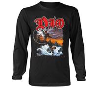 Razamataz Dio 'Holy Diver' - Camicia unisex a maniche lunghe, Nero, XXL