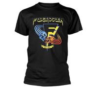 RAZAMATAZ Forbidden 'Twisted Into Evil' Maglietta a maniche corte unisex, nero, M
