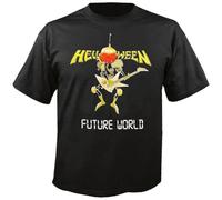 Razamataz Helloween - Maglietta "Future World", colore: Nero, Nero , L