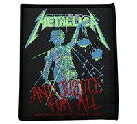 Razamataz Metallica And Justice for all Toppa in Tessuto 8,5 x 10 cm