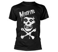 Razamataz Misfits 'Bones' (Black) T-Shirt L Black