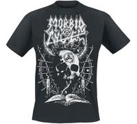 Razamataz Morbid Angel 'Horned Skull' T-shirt nera