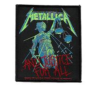 Razamataz Toppa Metallica e Giustizia per tutti (10 cm x 8 cm) - Patch ricamato