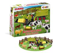Raze Calendario Avvento Bambini, Claas Trattore Giocattolo per Bambini, Natale, 24 Sorprese