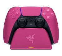 Razer Base di Ricarica Rapida Universale per PS5 - Caricabatterie Rapido per controller PS5 (Ricarica Rapida, Compatibilità Universale, Sistema a Contatto Magnetica) Rosa