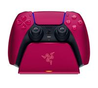 Razer Base di Ricarica Rapida Universale per PS5 - Caricabatterie Rapido per controller PS5 (Ricarica Rapida, Compatibilità Universale, Sistema a Contatto Magnetica) Cosmic Red