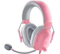 Razer BlackShark V2 X - Cuffie da Gioco Esports Cablate Multipiattaperma (Driver TriForce da 50 mm, Microfono cardioide HyperClear, Audio Surround 7.1) Quartz Rosa
