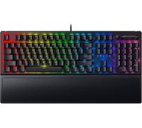 Razer BlackWidow V3, Interruttore Verde, Tastiera da Gioco Meccanica, Copri Tasti in ABS Doubleshot, Rullo Digitale Multifunzione e Chiave Multimediale, Poggiapolsi, Layout USA, Nero