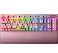 Razer BlackWidow V3 - Tastiera meccanica da gaming: interruttori meccanici verdi, tattile e cliccabile, illuminazione Chroma RGB, fattore di forma compatto, funzionalità macro programmabile, rosa