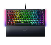Razer Blackwidow V4 75% tastiera da gioco meccanica: design al calotto -sago - compatto e durevole - switch tattili aranci