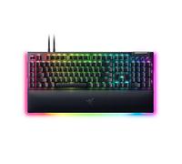 Razer Blackwidow V4 Pro Green Switch Gaming Mechanical Keyboard Argento
