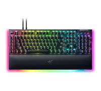 Razer BlackWidow V4 Pro - Tastiera meccanica da gioco cablata con interruttori verdi, tattile e cliccabile, tasti in ABS doppio, quadrante di comando, Chroma RGB, poggiapolsi magnetico, Razer Snap Tap