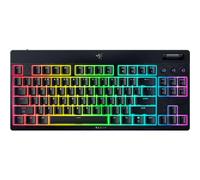 Razer BlackWidow V4 Tenkeyless HyperSpeed Low Profile - Tastiera da gaming wireless con hot-swap (HyperSpeed e BT, Rotella multi-funzione e 3 pulsanti di controllo) Interruttore Verde | Layout US