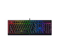 Razer BlackWidow V4 X (Green Switch) - Tastiera meccanica da gioco Snap Tap (interruttori meccanici clicky, 6 tasti macro dedicati, tasti ABS doppio, Chroma RGB) layout UK | Nero