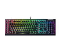 Razer BlackWidow V4 X (Interruttore Giallo) - Tastiera meccanica da gaming con Chroma RGB (Switch meccanici gialli Razer, 6 pulsanti macro dedicati, Tasti in ABS a doppia iniezione) US-Layout, Negro