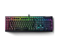 Razer BlackWidow V4 X - Tastiera meccanica da gaming: interruttori gialli lineari e silenziosi - 6 tasti macro dedicati - Chroma RGB - Keycap ABS a doppio hot - Controlli multimediali - Smorzamento