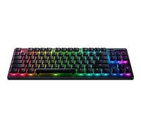 Razer DeathStalker V2 Pro Tenkeyless (Interruttore Rosso) - Tastiera da Gioco Ottica Wireless a Basso Profilo (Interruttori Lineari, HyperSpeed Wireless, Bluetooth 5.0) Layout QWERTY USA | Nero