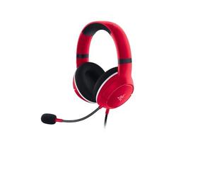 Razer Essential Duo Bundle for Xbox - Cuffie cablate e caricabatterie rapido per controller Xbox (Driver TriForce da 50 mm, Cuscinetti auricolari FlowKnit in memory foam, Ricarica rapida) Rossa