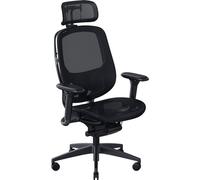 Razer Fujin Pro - Sedia da gaming completamente regolabile con rete traspirante resistente (Tecnologia Synchro-tilt con controllo, Supporto lombare regolabile 2D) Nero