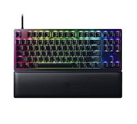 Razer Huntsman V2 Tenkeyless (Interruttore Viola) - Tastiera da Gioco Ottica (Interruttori Ottici a Scatto, Copri Tasti Doubleshot PBT, Poggiapolsi Ergonomico) Layout USA | Nero