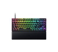 Razer Huntsman V3 Pro Tenkeyless - Tastiera ottica analogica e-sport senza tastierino numerico (trigger a fuoco rapido, manopola digitale, tappi per tasti strutturati Doubleshot PBT) layout DE | nero