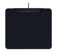 Razer HyperFlux V2 - Tappetino per mouse con ricarica wireless per mouse da gioco - tappetino per mouse da gioco e disco di ricarica (indicatore di ricarica a LED, piedini in gomma antiscivolo) Nero