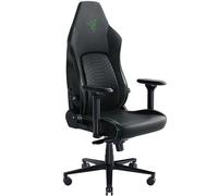 Razer Iskur V2 - Sedia da gioco con supporto lombare adattivo (pelle sintetica di grado EPU, cuscini in schiuma ad alta densità, braccioli 4D, curva lombare completamente regolabile) Verde