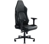 Razer Iskur V2 - Sedia da gioco con supporto lombare adattivo (pelle sintetica EPU, cuscini in schiuma ad alta densità, braccioli 4D, curva lombare completamente regolabile) Nero