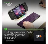 Razer Joro Keyboard portatile - Tastiera wireless retroilluminata compatta - Bluetooth - WiFi - basso profilo - USB-C - compatibile Apple macOS e iOS - PC Windows - Tastiera francese AZERTY | Nero