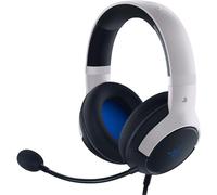 Razer Kaira X - Cuffie con Cavo per Playstation 5 - Driver da 50 mm, Microfono Cardioide Hyperclear, Controllo del Volume (Pulsante di Disattivazione del Microfonob) Nero-Bianco