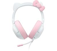 Razer Kraken Kitty V2 - Cuffie da gioco cablate USB con orecchie Hello Kitty, illuminazione reattiva Chroma RGB Stream, microfono cardioide HyperClear, driver Triforce da 40 mm, surround 7.1, oro rosa