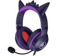 Razer Kraken Kitty V2 - Edizione Gengar - Cuffie USB (Spuntoni di Gengar, illuminazione reattiva allo stream, microfono cardioide HyperClear, driver TriForce da 40 mm, audio surround 7.1) Viola
