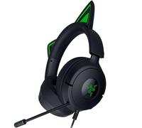 Razer Kraken Kitty V3 X - Cuffie con filo Kitty per gaming - Iconiche orecchie da gatto - Leggerezza di 270 g - Microfono cardioide HyperClear - Driver TriForce da 40mm - Jack da 3,5 mm | Nero