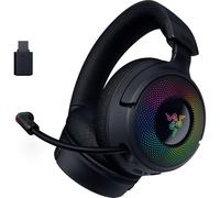 Razer Kraken V4 - Cuffie wireless da gaming: 2,4 GHz, Bluetooth, USB, microfono a banda larga, driver da 40 mm, illuminazione RGB a 9 zone, per PC, Mac, PS5, Nintendo Switch, Steam Deck, smartphone,