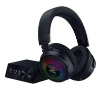 Razer Kraken V4 Pro - Cuffie senza fili per videogiochi: OLED Control Hub - HD Haptics - 2.4GHz wireless - Bluetooth - USB - 3.5mm - Microfono a banda larga - per PC, Mac, PS5, Nintendo