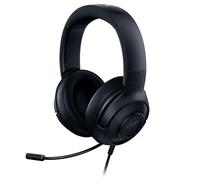 Razer Kraken X Lite - Cuffie da gioco per PC ultraleggere con cavo - Microfono cardioide curvabile con suono surround (230 g di peso, jack da 3,5 per PS4, PS5, Switch, Xbox One, Xbox Series X|S) Nero