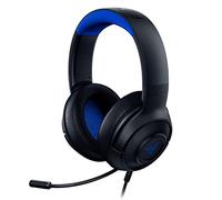 Razer Kraken X per Console - Cuffie da gioco cablate per console(Compert, Leggra, Audio Posizionale Precisco e Pulito, Comodo Controlli Audio, Compatibilità tra Piattaperme) Nero-Blu