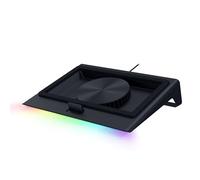 Razer Laptop Cooling Pad - Pad di raffreddamento intelligente per laptop da 14'-18' - camera a pressione ermetica (curve della ventola personalizzabili, hub USB-A a 3 porte) Nero