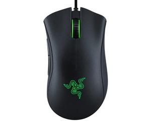 Razer - Mouse ottico da gioco DeathAdder Essential, 6400 DPI, 5 tasti programmabili, interruttori meccanici, impugnature laterali gommate, colore nero classico