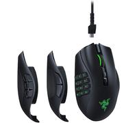 Razer Naga Pro - Mouse da Gioco Wireless Modulare con Piastre Laterali Intercambiabili (HyperSpeed, 19 + 1 Pulsanti Programmabili, Interruttore Ottico del Mouse, Sensore Ottico 20K DPI Focus+) Nero